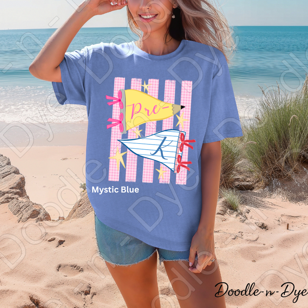 Pre-K Teacher Shirt – Comfort Colors Preschool Teacher Tee, Early Childhood Back to School Apparel