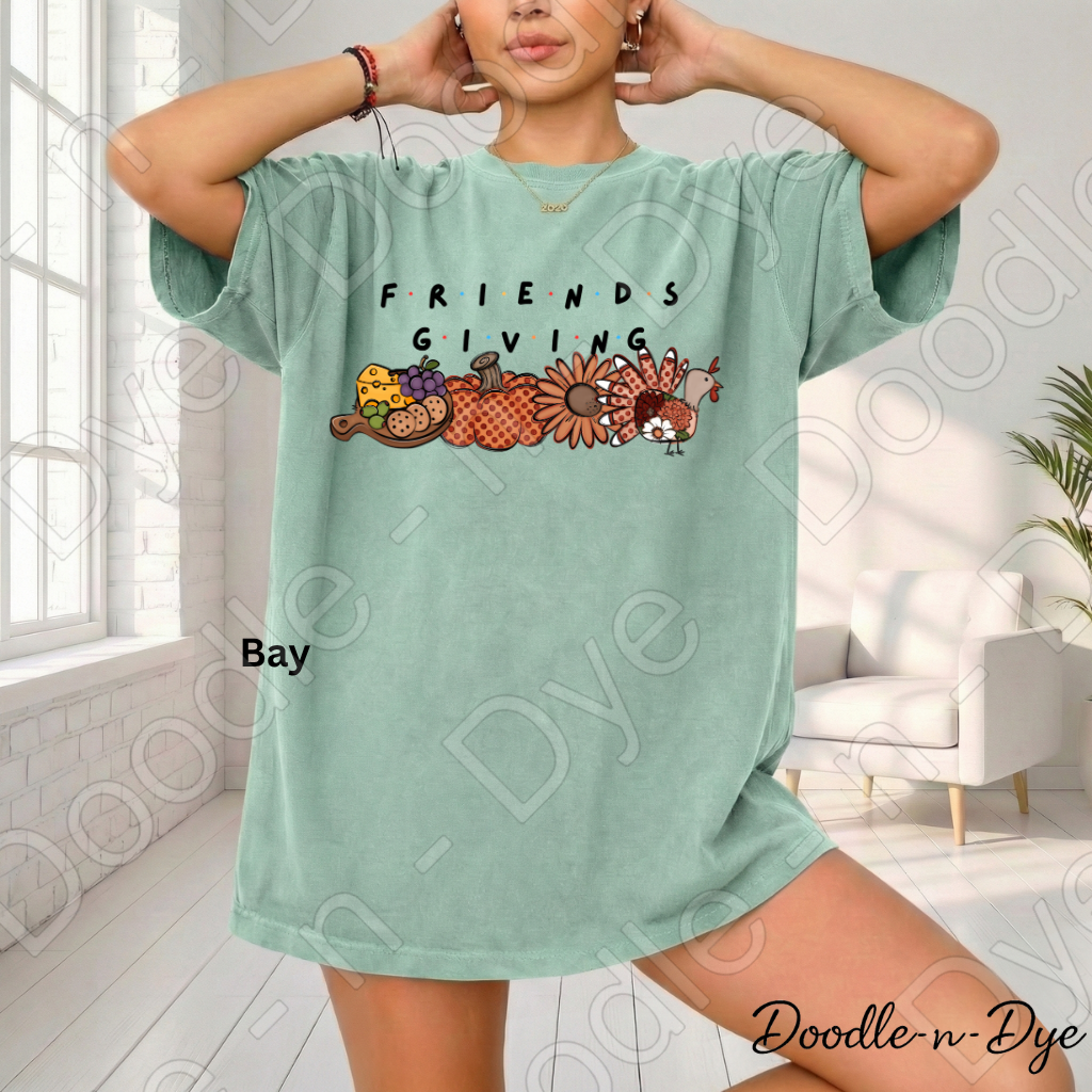 Friends Giving Shirt | Original Friendsgiving Comfort Colors Tee | Thanksgiving Friends Shirt | Fall Gathering Graphic Tee | Comfort Colors 1717