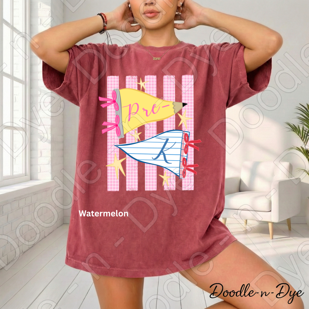 Pre-K Teacher Shirt – Comfort Colors Preschool Teacher Tee, Early Childhood Back to School Apparel