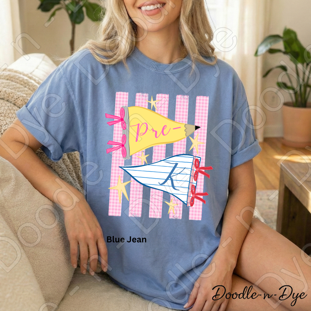 Pre-K Teacher Shirt – Comfort Colors Preschool Teacher Tee, Early Childhood Back to School Apparel
