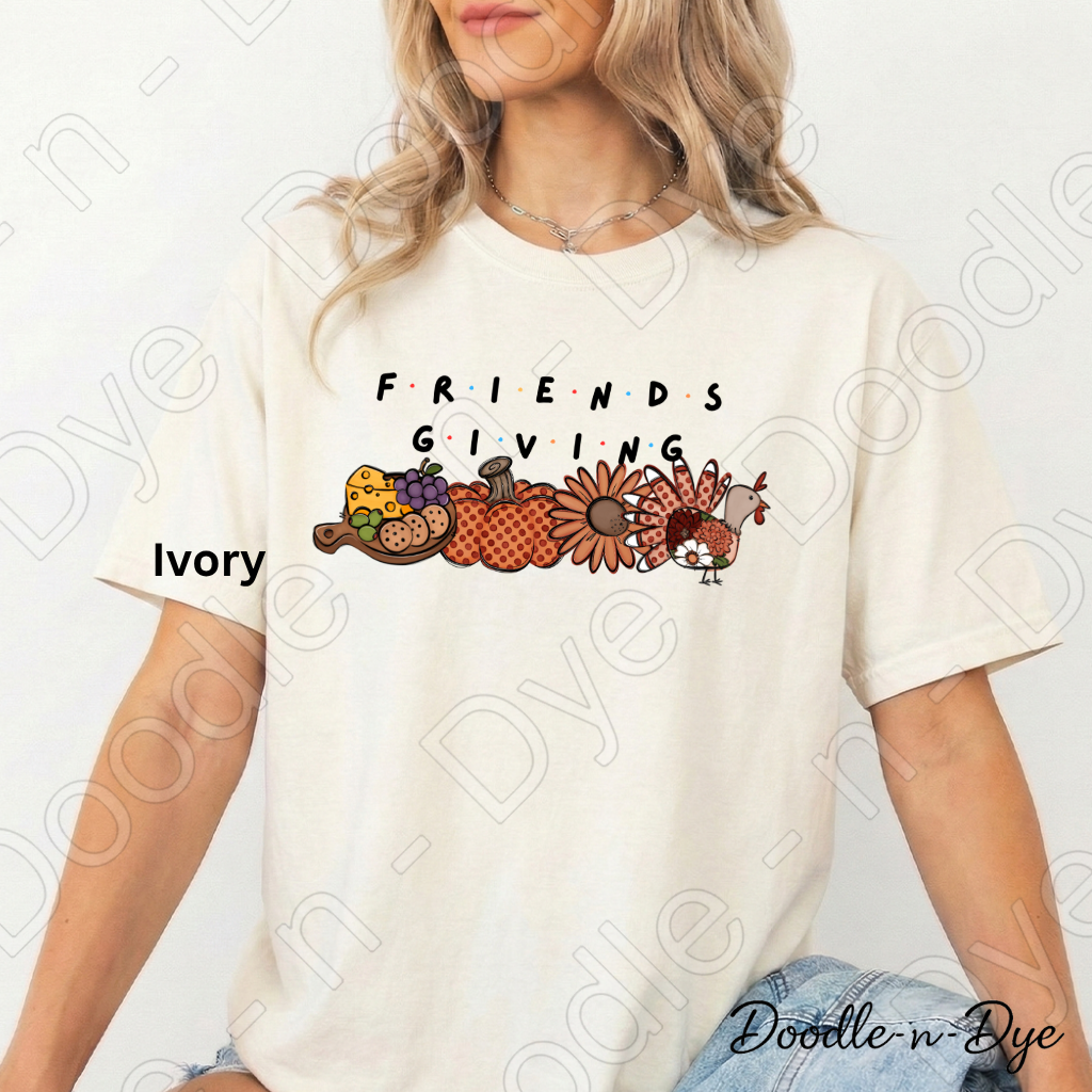 Friends Giving Shirt | Original Friendsgiving Comfort Colors Tee | Thanksgiving Friends Shirt | Fall Gathering Graphic Tee | Comfort Colors 1717