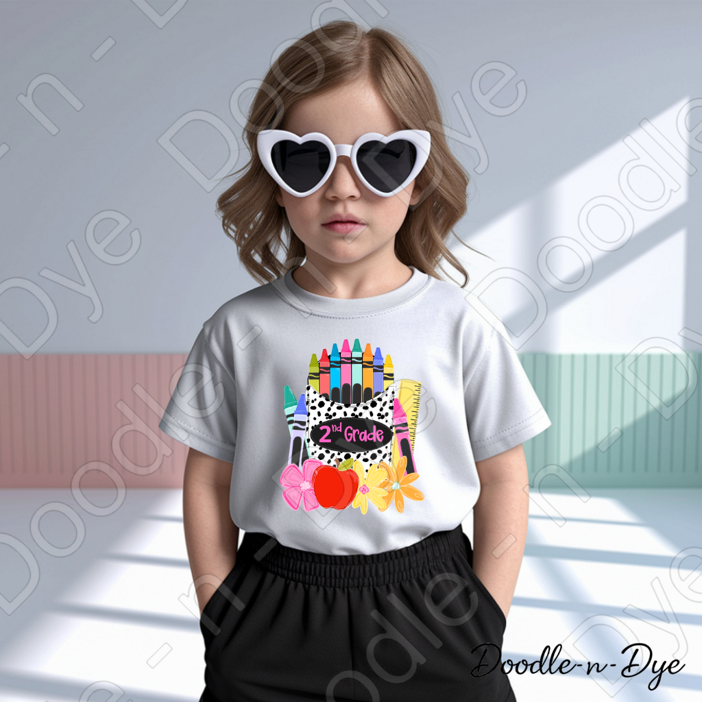 Youth Crayon Box Comfort Colors Tee, Back to School Kids Shirt, Cute Classroom Photo Outfit, Colorful Crayon Box Tee, Beginning of School Student Shirt