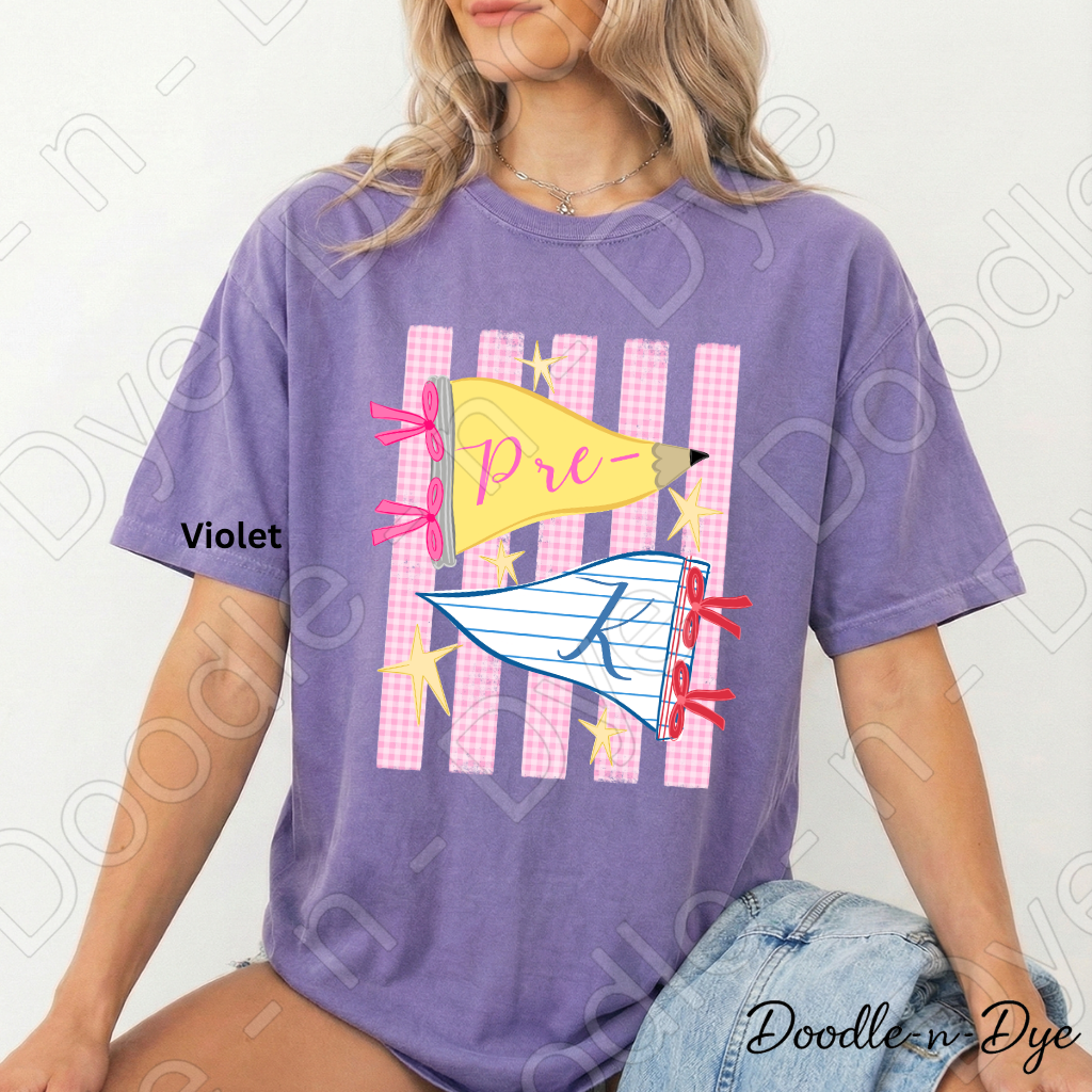 Pre-K Teacher Shirt – Comfort Colors Preschool Teacher Tee, Early Childhood Back to School Apparel