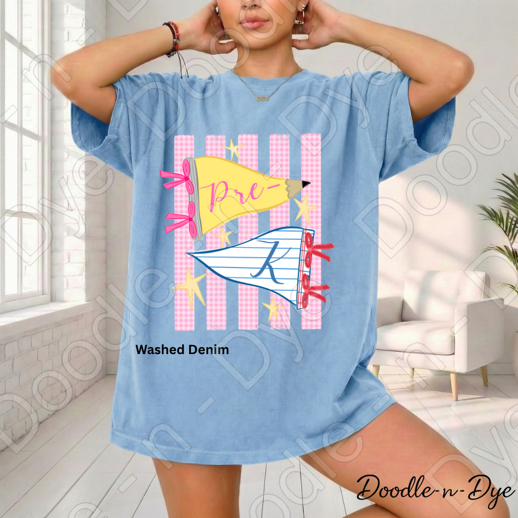 Pre-K Teacher Shirt – Comfort Colors Preschool Teacher Tee, Early Childhood Back to School Apparel