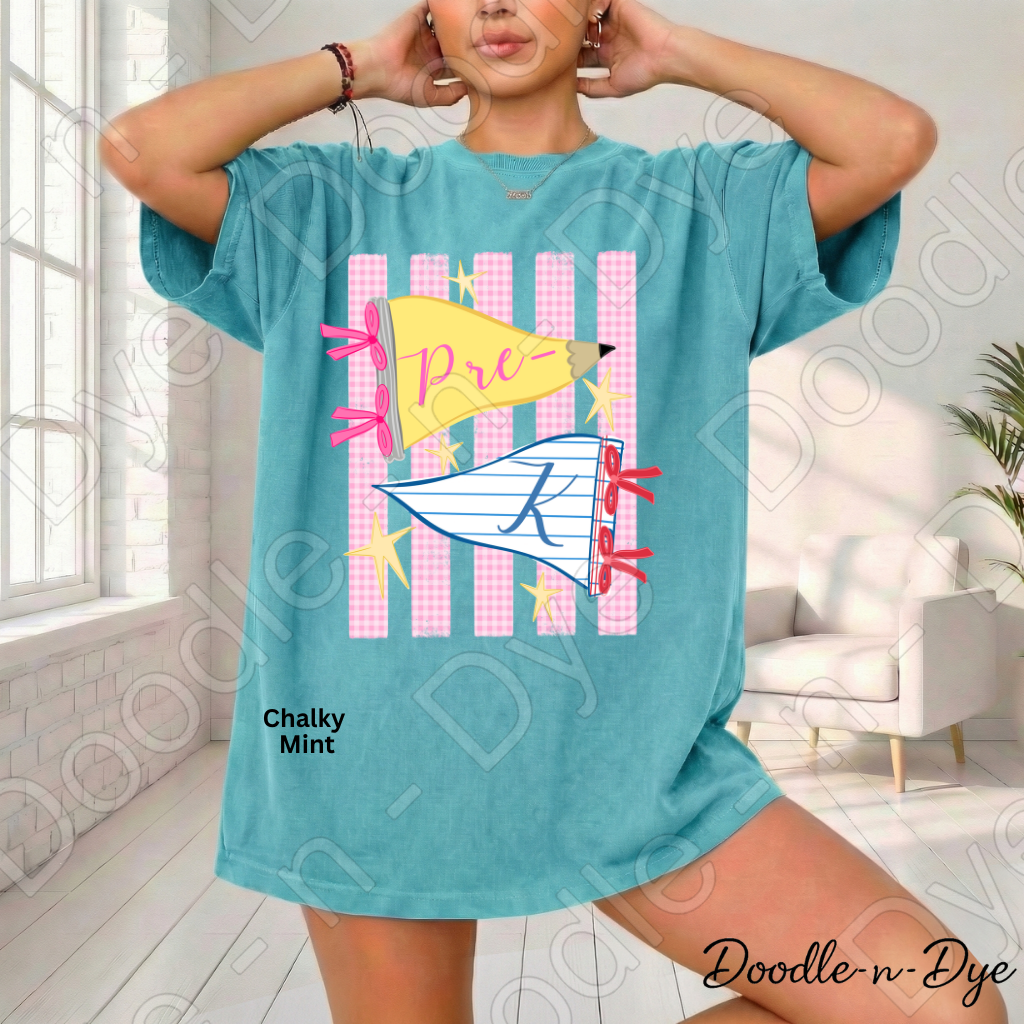 Pre-K Teacher Shirt – Comfort Colors Preschool Teacher Tee, Early Childhood Back to School Apparel
