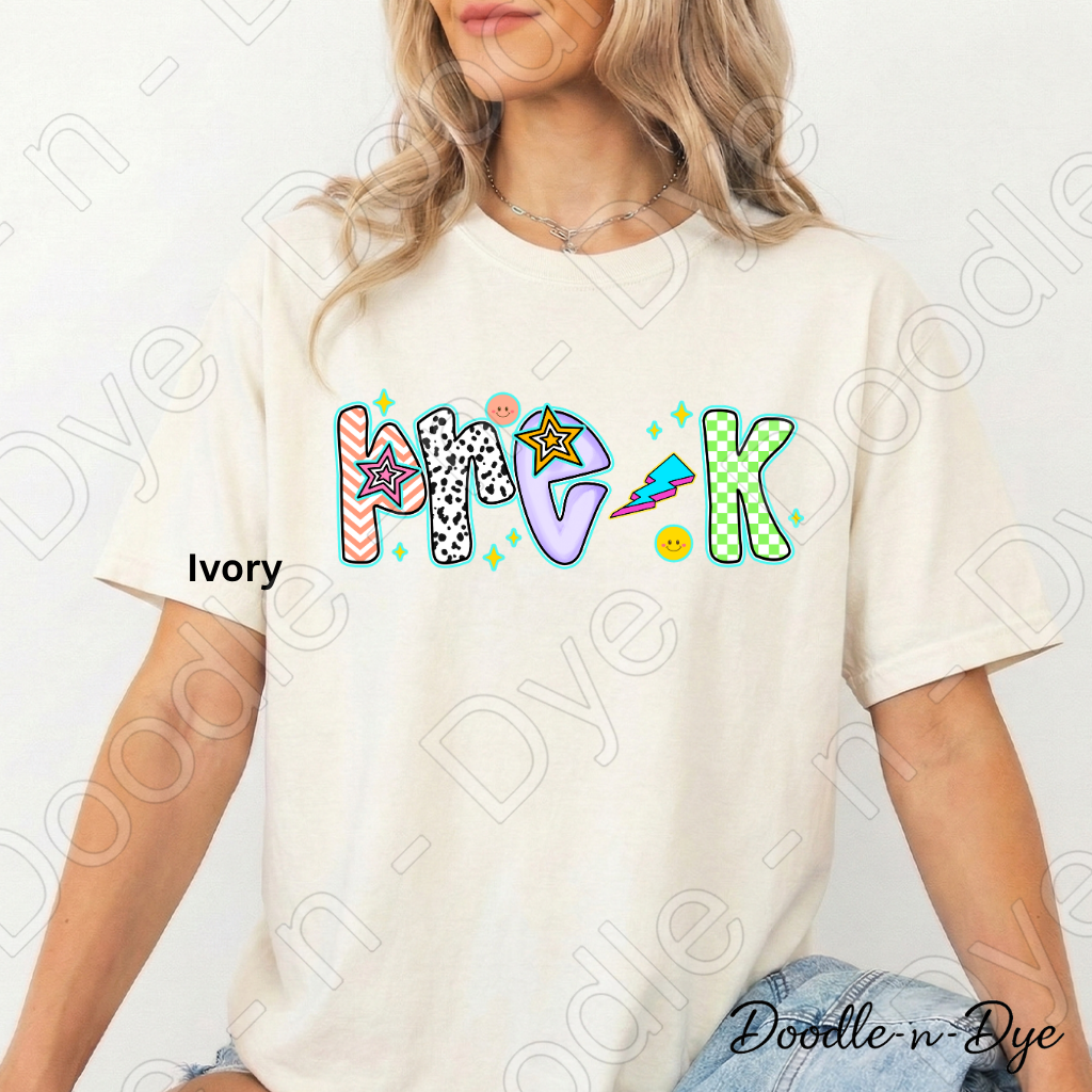 Pre-K Teacher Shirt – Comfort Colors Preschool Teacher Tee, Early Childhood Educator Back to School Shirt
