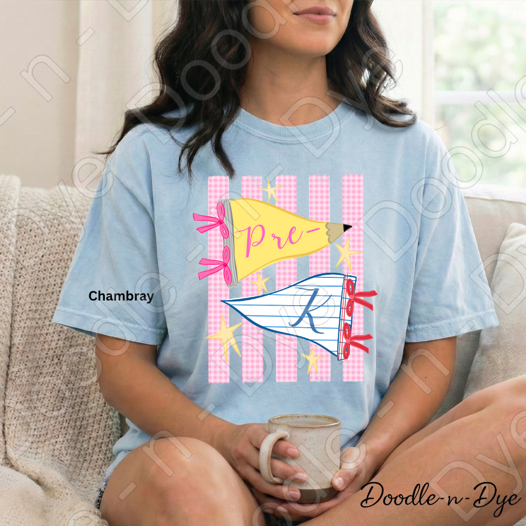 Pre-K Teacher Shirt – Comfort Colors Preschool Teacher Tee, Early Childhood Back to School Apparel