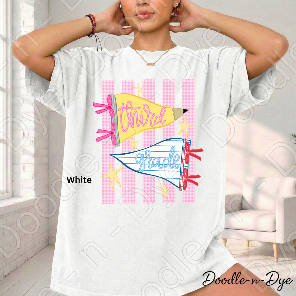 Third Grade Teacher Shirt – Comfort Colors Third Grade Tee, Back to School Teacher Grade Level Apparel