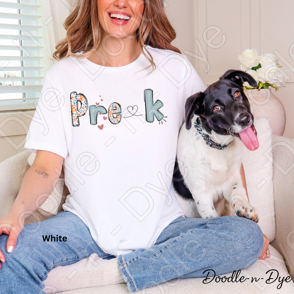 Pre‑K Teacher Shirt – Bella Canvas 3001 - Teacher Appreciation - Gift for Teacher