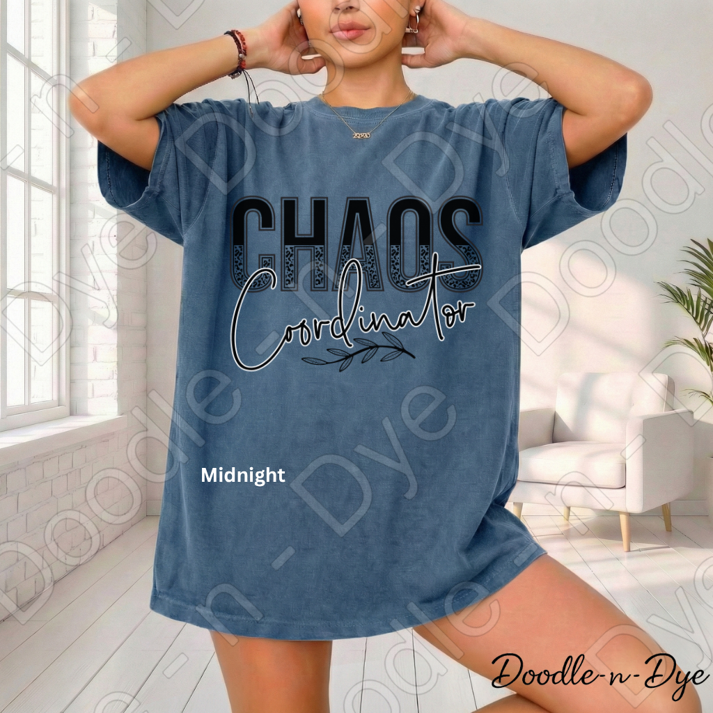 Chaos Coordinator Shirt, Comfort Colors Teacher Mom Graphic Tee, Gift for Her