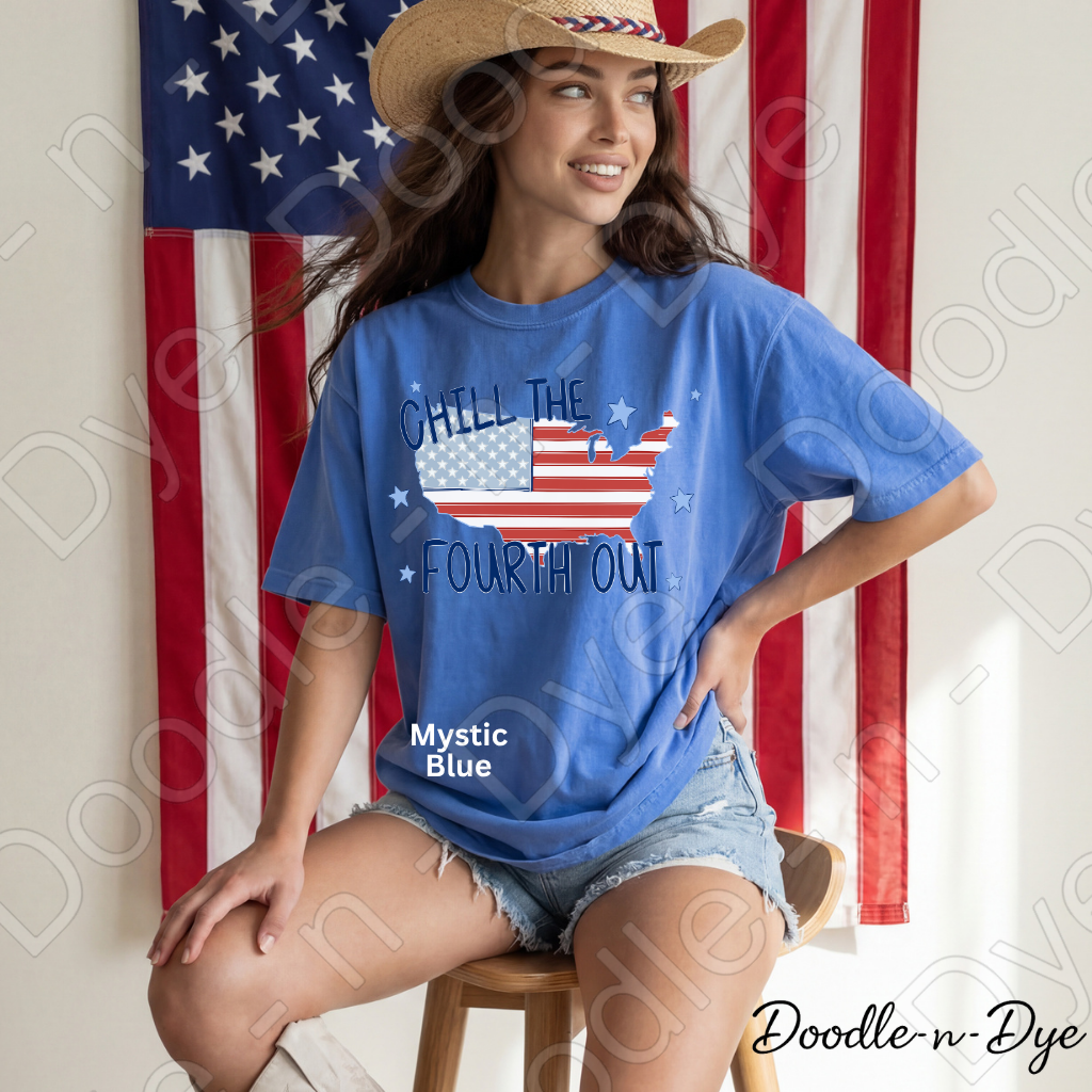 July 4th Comfort Colors Tee, Independence Day Shirt, Patriotic 4th of July t-Shirt, 250 Anniversary USA tee
