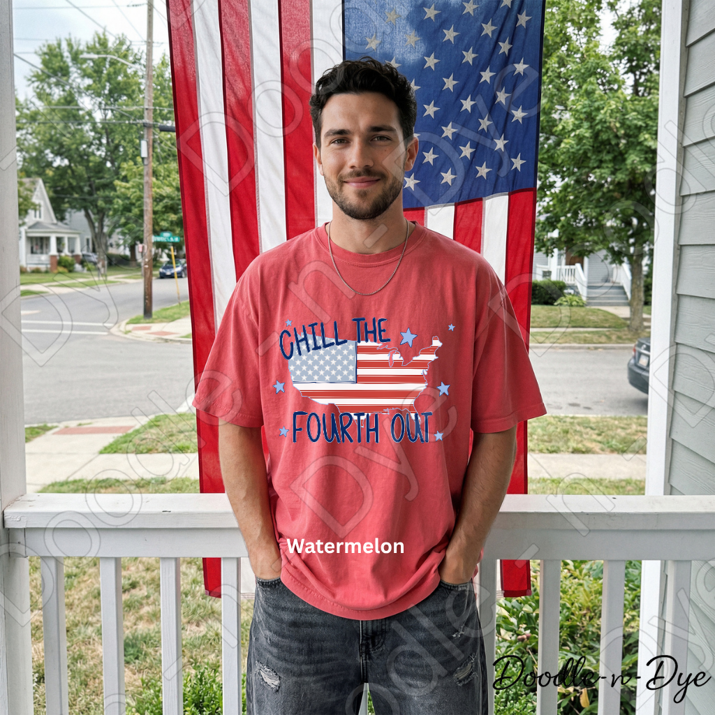 July 4th Comfort Colors Tee, Independence Day Shirt, Patriotic 4th of July t-Shirt, 250 Anniversary USA tee