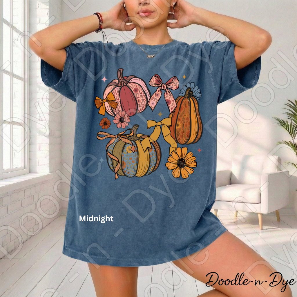 Shabby Chic Pumpkin Shirt, Farmhouse Fall Tee, Comfort Colors Pumpkin Shirt, Coquette Autumn Shirt, Floral Pumpkin Graphic Tee