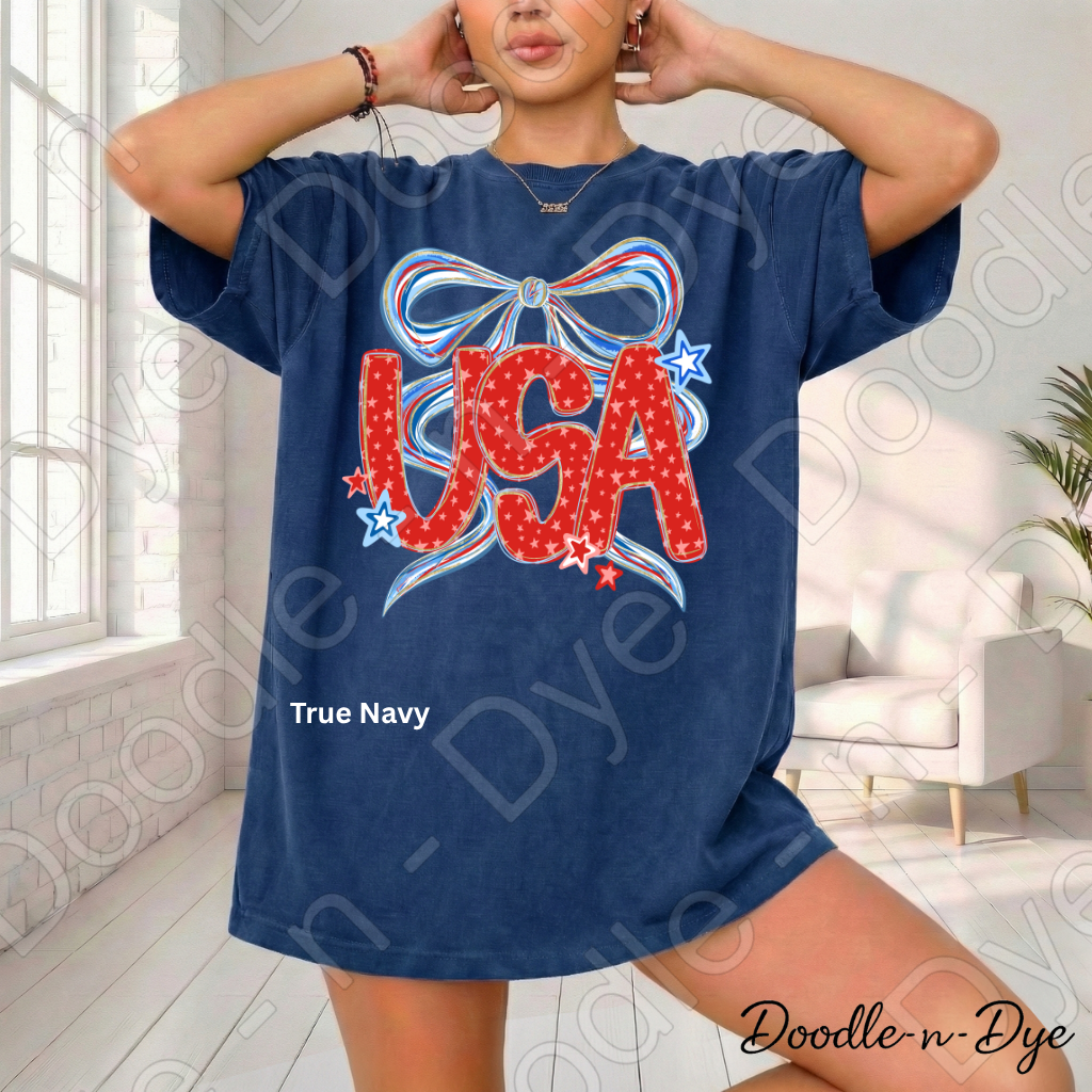 USA 4th of July Shirt, Patriotic Comfort Colors Tee, Red White Blue USA Shirt, Independence Day Tee, Fourth of July Graphic Tee