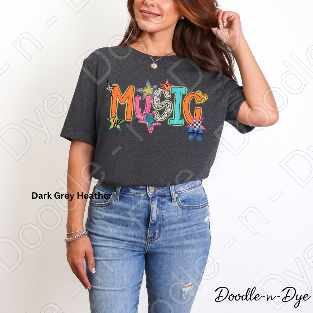 Music Teacher Shirt, Bella Canvas Music Teacher Tee, Music Educator Shirt, Choir Teacher Gift, Band Teacher Tee, Back to School Music Teacher