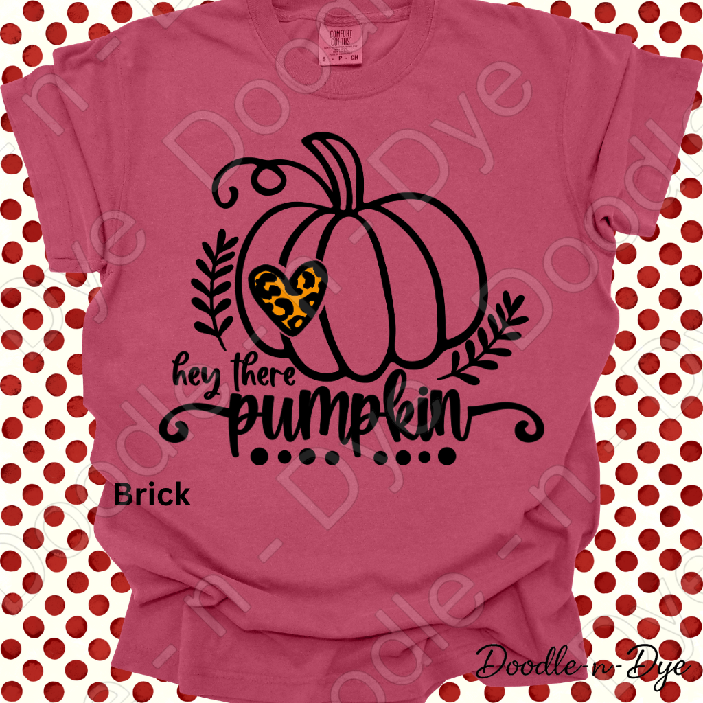 Hey There Pumpkin Shirt, Cute Fall Pumpkin Tee, Comfort Colors Autumn Shirt, Farmhouse Fall Tee, Cozy Pumpkin Graphic Tee