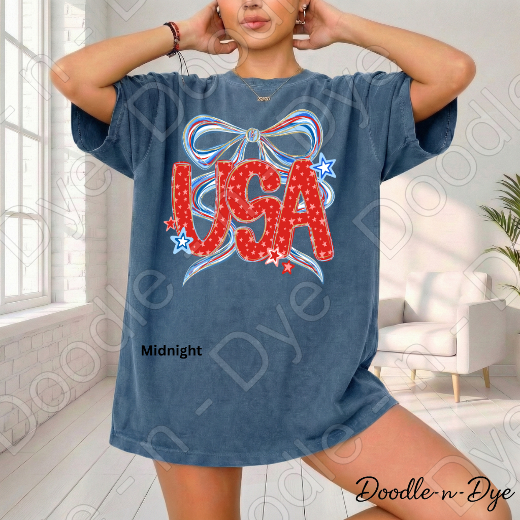 USA 4th of July Shirt, Patriotic Comfort Colors Tee, Red White Blue USA Shirt, Independence Day Tee, Fourth of July Graphic Tee