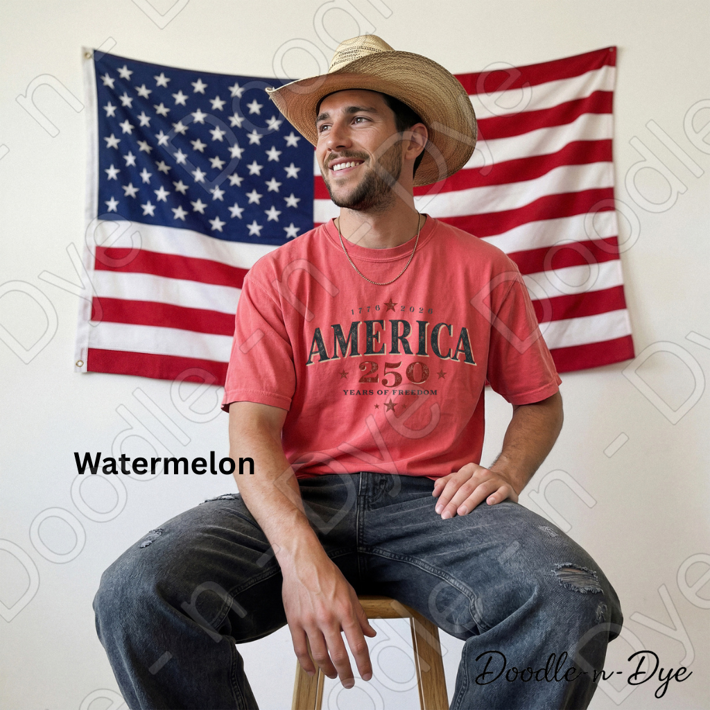 America 250 Shirt – 1776–2026 Patriotic Comfort Colors Tee - 250 Years of Freedom T-Shirt