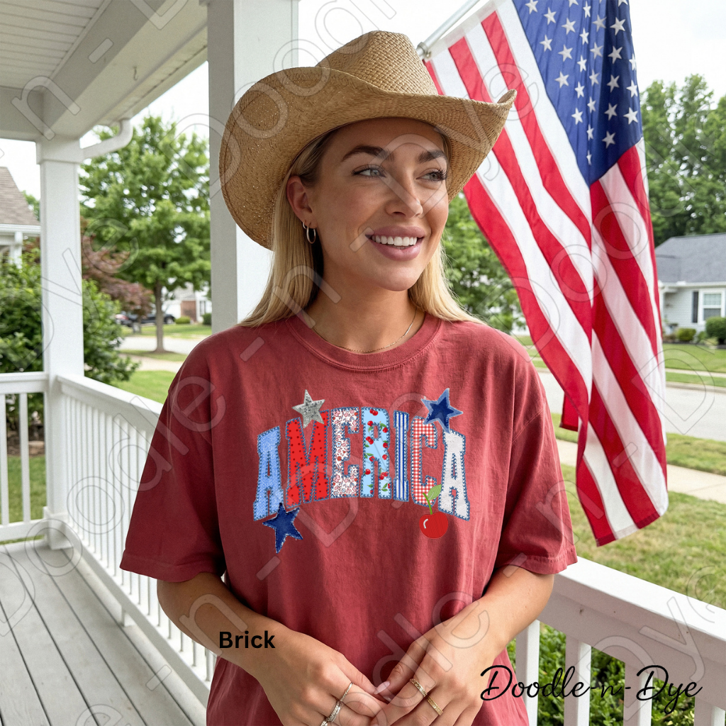 America Independence Day Shirt, Patriotic Comfort Colors Tee, 250th Anniversary Celebration Shirt, Fourth of July Tee, Patriotic July 4th Shirt, Gift for Her
