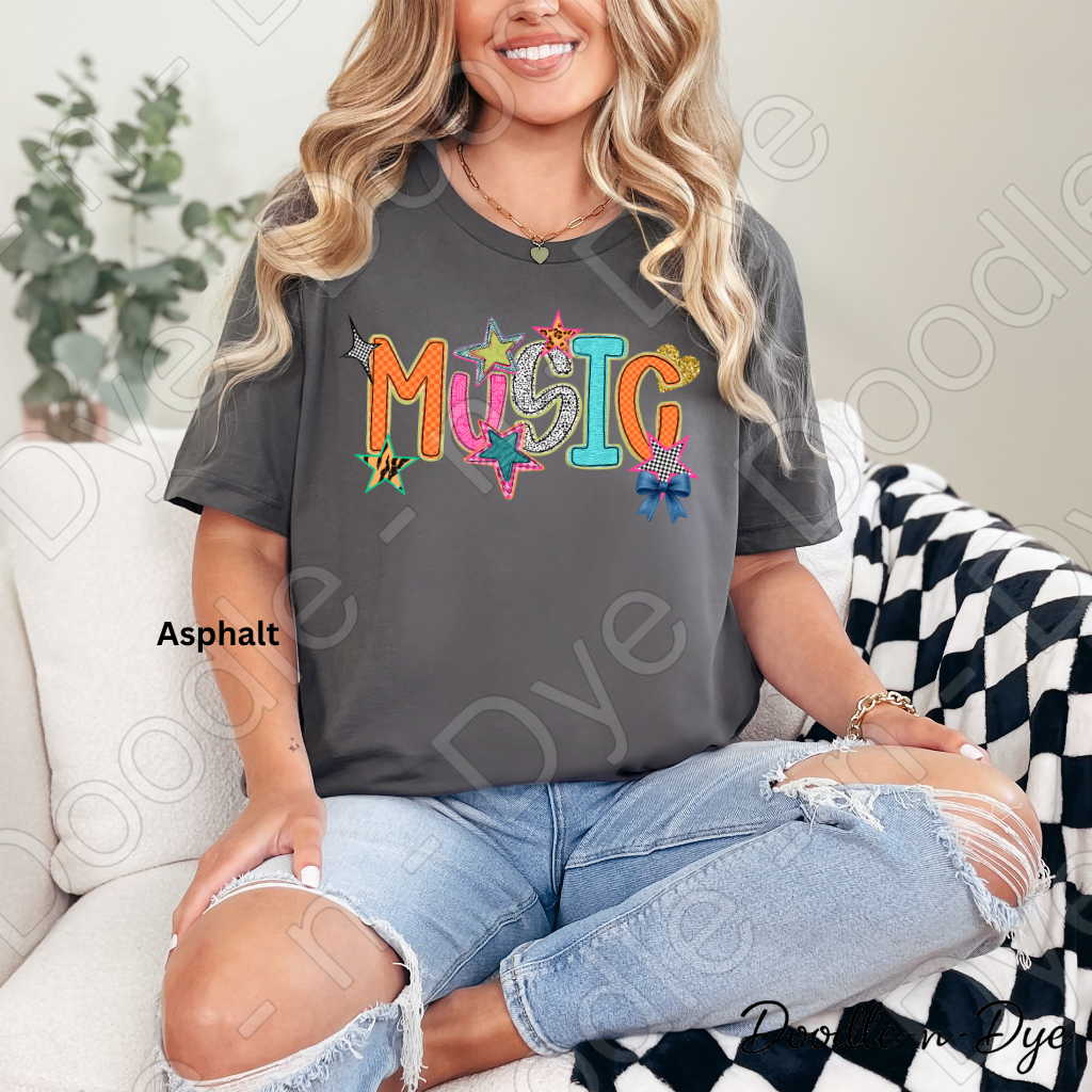 Music Teacher Shirt, Bella Canvas Music Teacher Tee, Music Educator Shirt, Choir Teacher Gift, Band Teacher Tee, Back to School Music Teacher