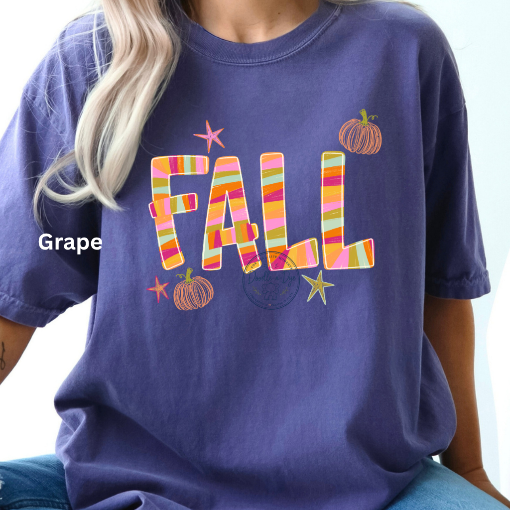 Fall Shirt | Comfort Colors® 1717 Autumn T-Shirt | Colorful Fall Graphic Tee | Cute Pumpkin Shirt | Boutique Fall Shirt for Women