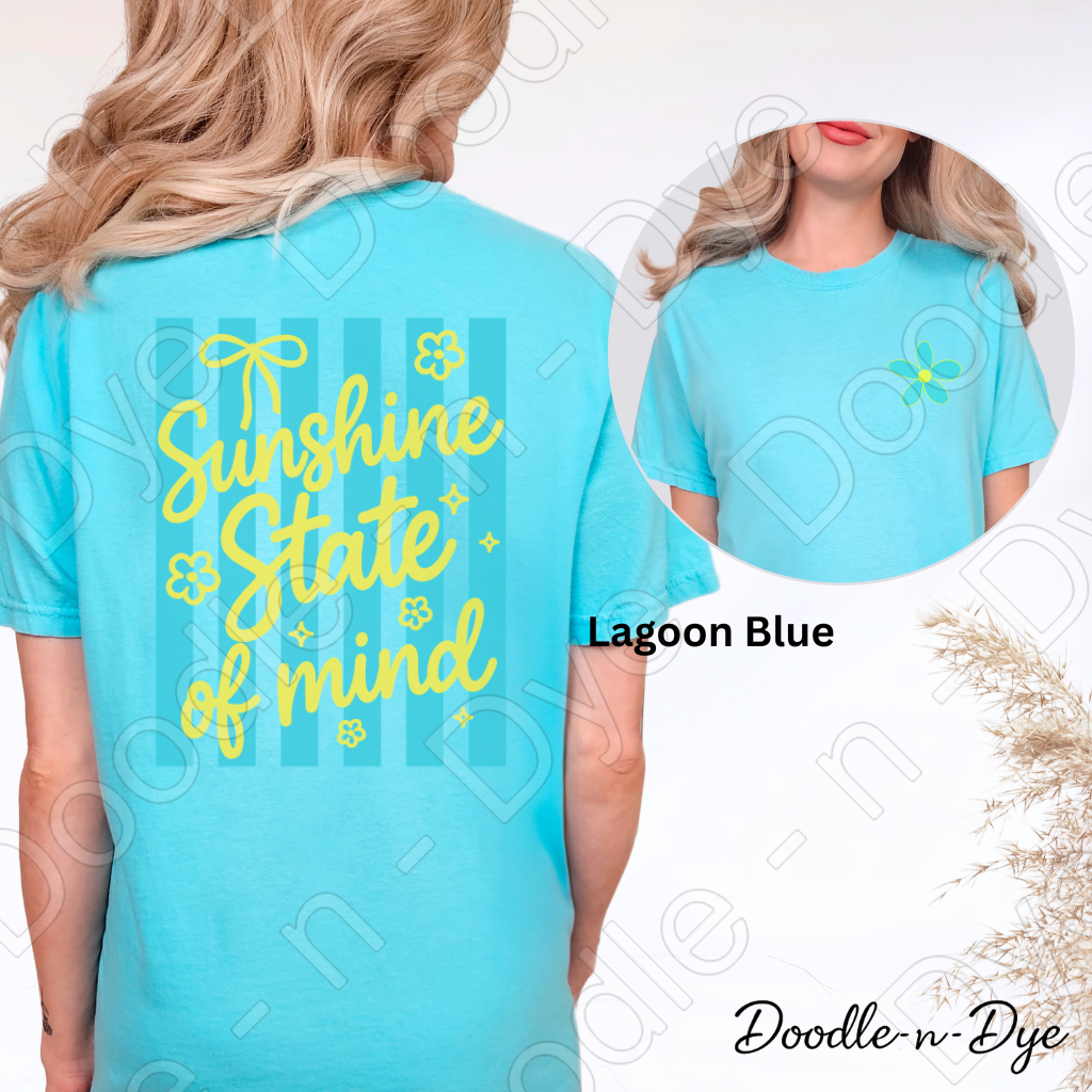 Summer Sunshine State of Mind T-Shirt - Comfort Colors Tee - Summer Vacation Shirt