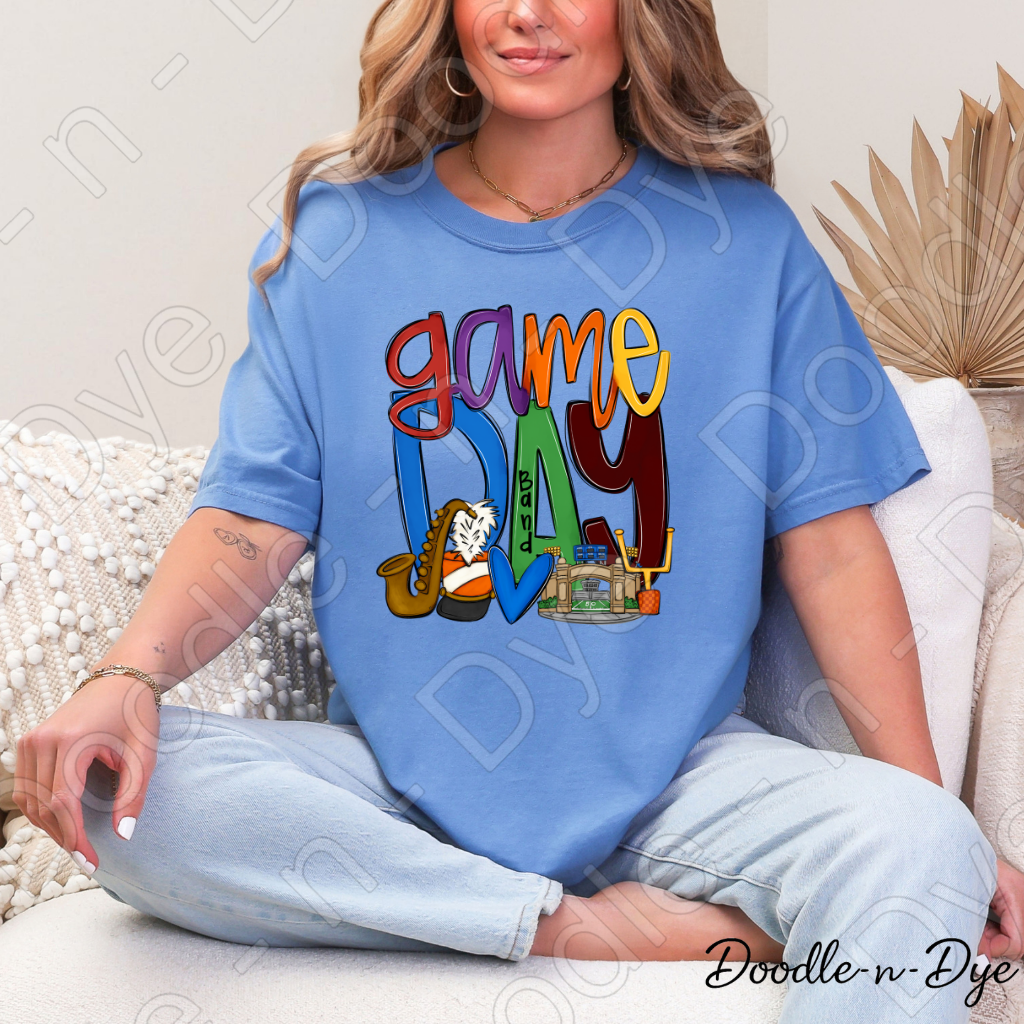 Game Day Band Shirt | Original Marching Band Comfort Colors Tee | Football Season Shirt | Band Mom Gift | Friday Night Lights T