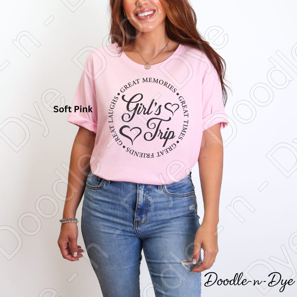 Girls Trip Shirt – Great Memories Comfort Colors Travel Tee - Besties Trip T-Shirt