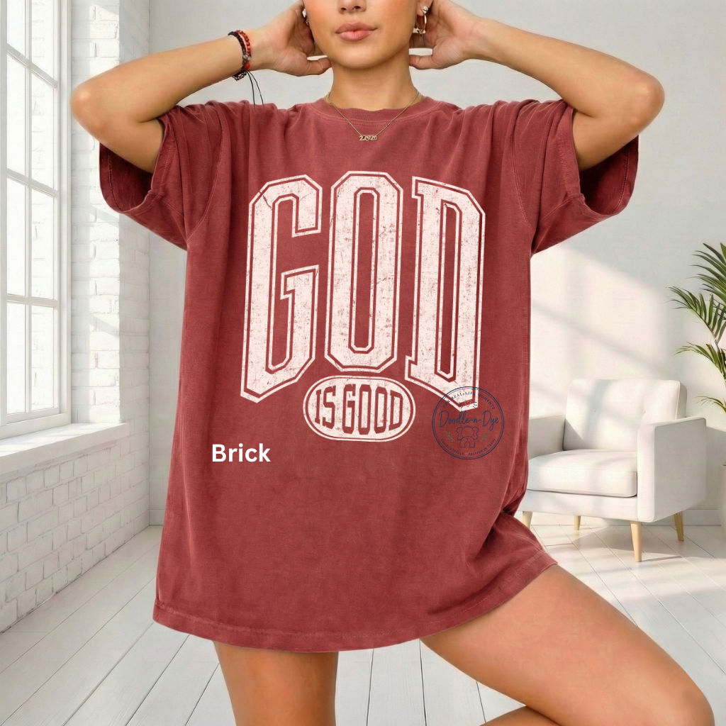 God Is Good Shirt | Christian Comfort Colors® 1717 T-Shirt | Faith Graphic Tee | Inspirational Christian Shirt | Church Gift