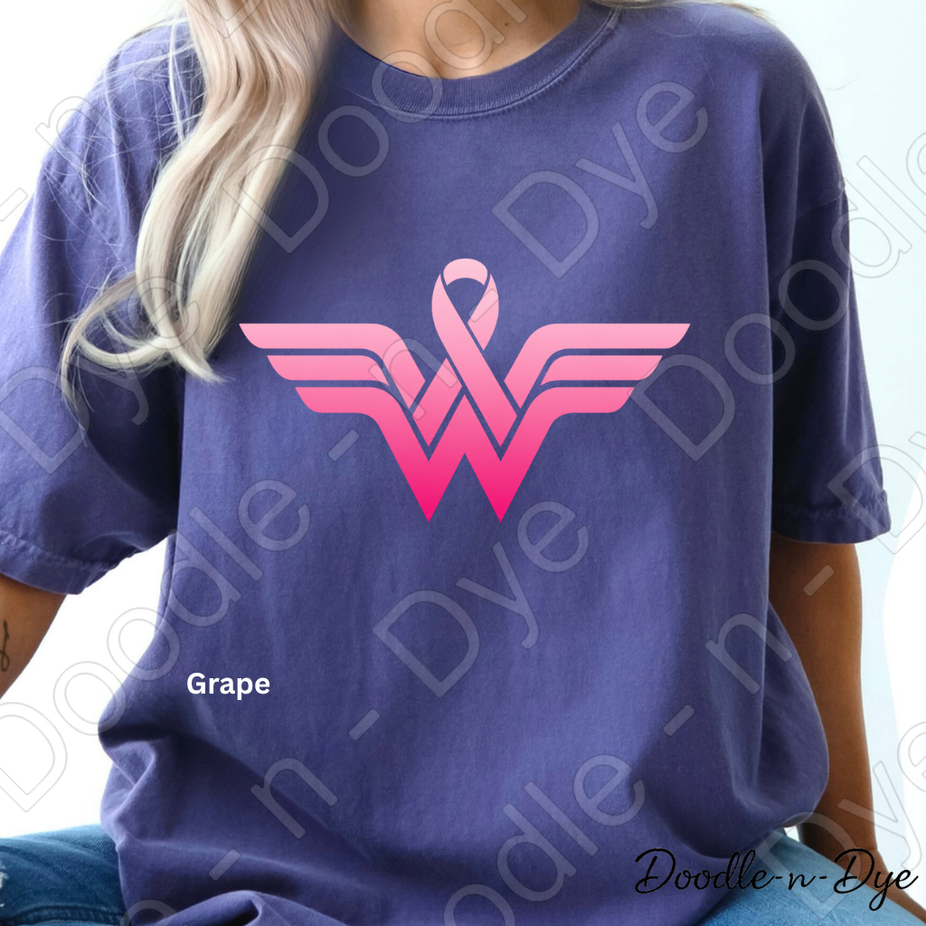 Fight Like a Girl Breast Cancer Awareness Shirt | Original Comfort Colors® Tee | Pink Ribbon Survivor Support Shirt | Breast Cancer Warrior Tee