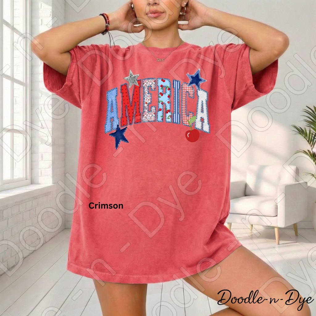 America Independence Day Shirt, Patriotic Comfort Colors Tee, 250th Anniversary Celebration Shirt, Fourth of July Tee, Patriotic July 4th Shirt, Gift for Her