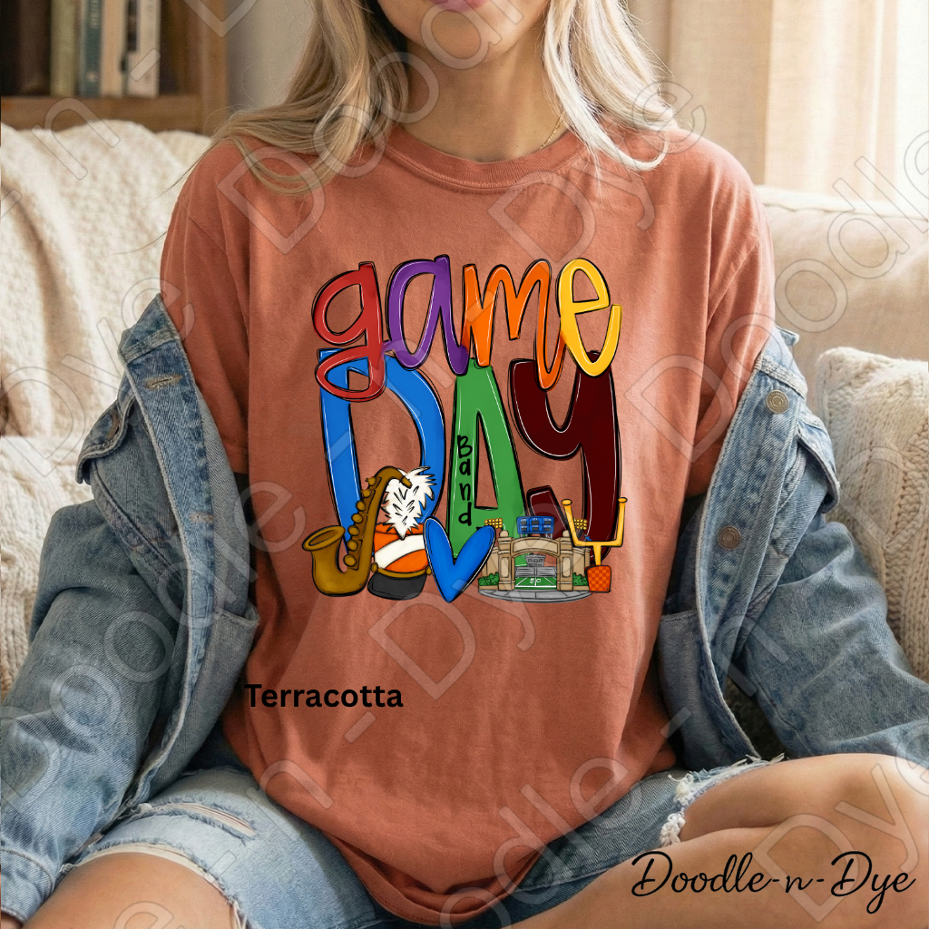 Game Day Band Shirt | Original Marching Band Comfort Colors Tee | Football Season Shirt | Band Mom Gift | Friday Night Lights T