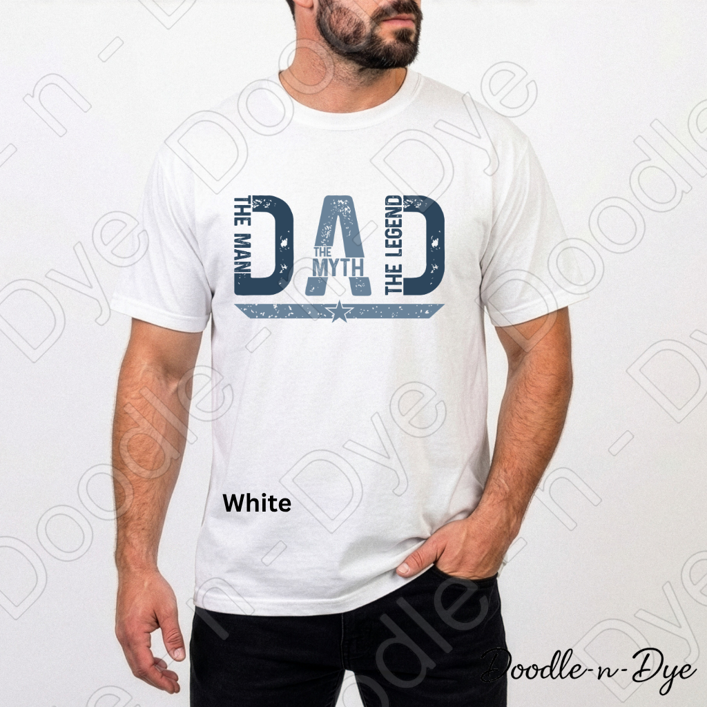 Father's Day Comfort Colors Tee, The Man The Myth The Legend Shirt, Father's Day Tee, Dad Legend Shirt, Gift for Him