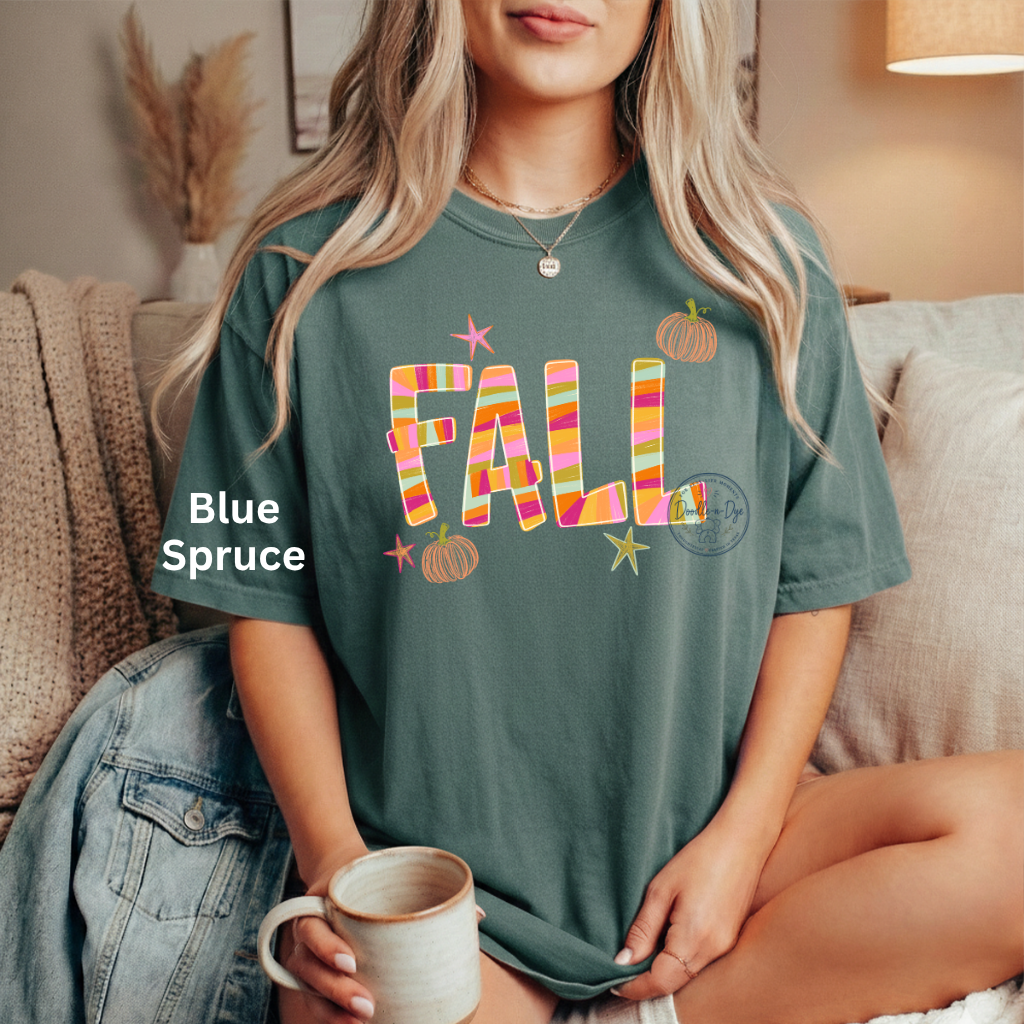 Fall Shirt | Comfort Colors® 1717 Autumn T-Shirt | Colorful Fall Graphic Tee | Cute Pumpkin Shirt | Boutique Fall Shirt for Women