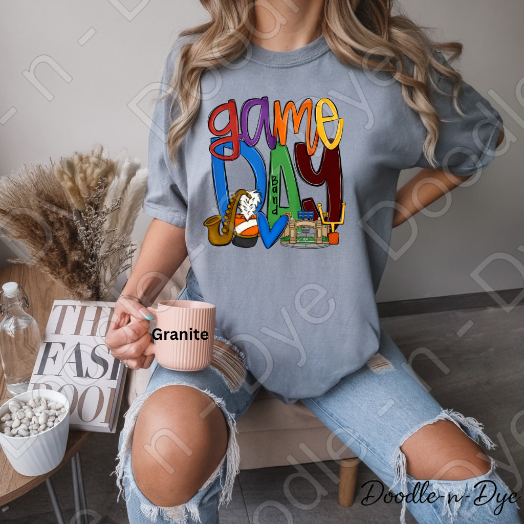 Game Day Band Shirt | Original Marching Band Comfort Colors Tee | Football Season Shirt | Band Mom Gift | Friday Night Lights T