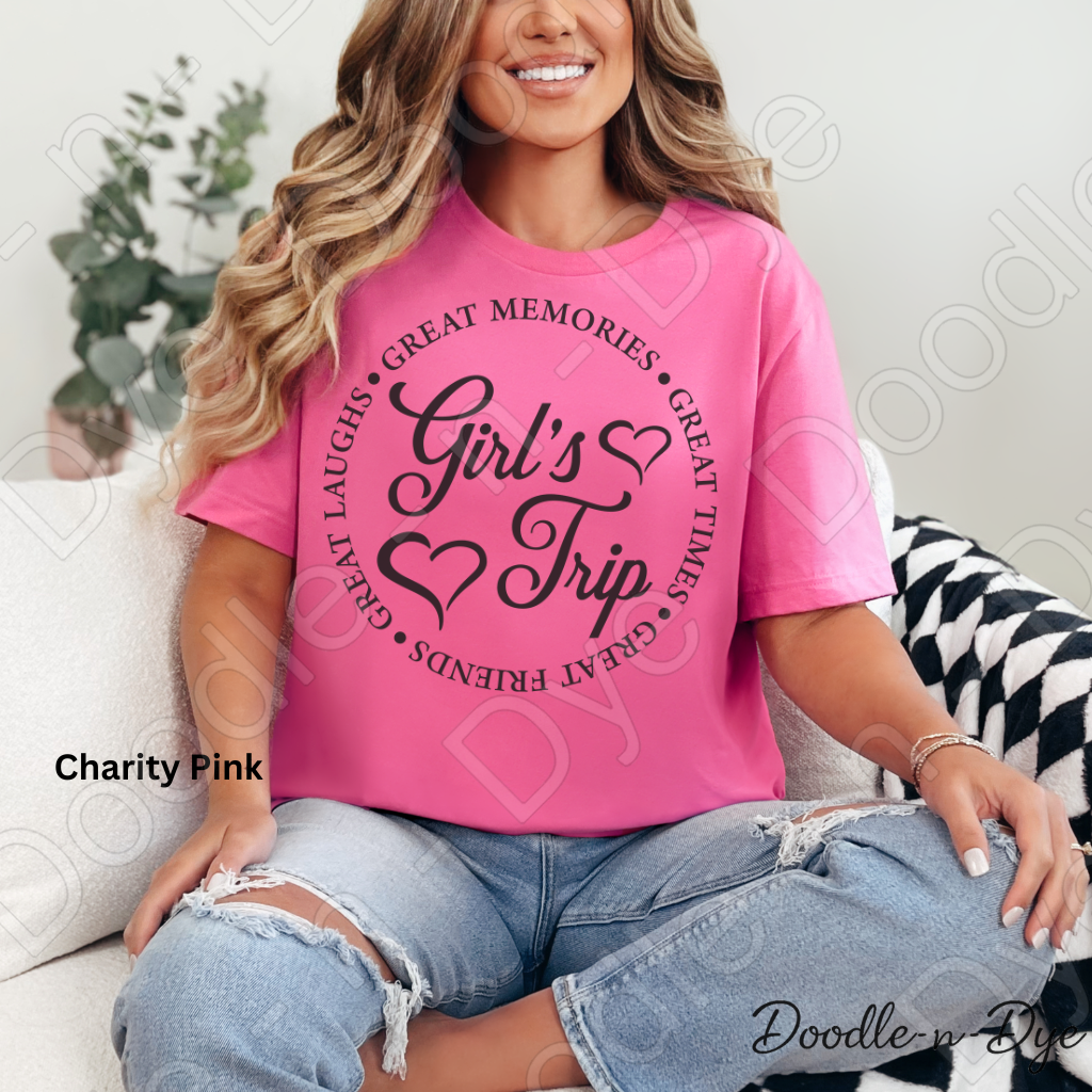 Girls Trip Shirt – Great Memories Comfort Colors Travel Tee - Besties Trip T-Shirt