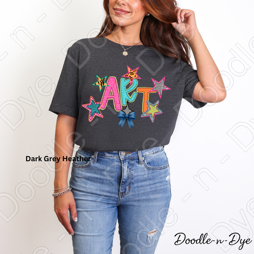Art Teacher Bella & Canvas Tee, Back to School Teacher & Student Tee, Meet‑the‑Teacher & Classroom Photos, Beginning of School Art Teacher Shirt, Gift for Teacher