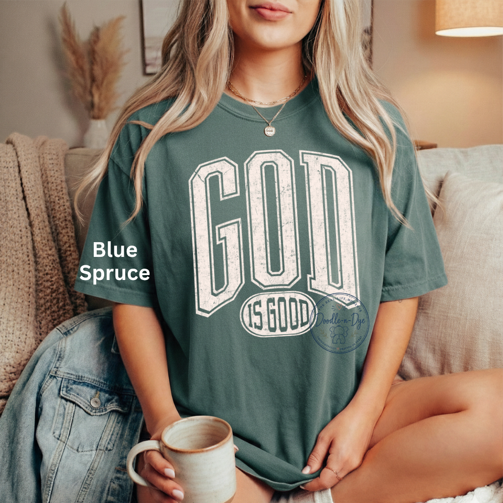 God Is Good Shirt | Christian Comfort Colors® 1717 T-Shirt | Faith Graphic Tee | Inspirational Christian Shirt | Church Gift
