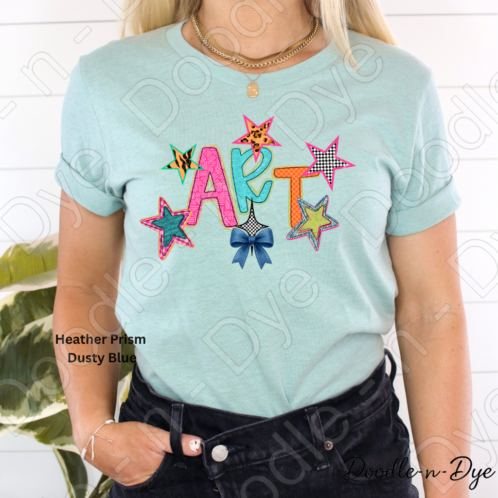 Art Teacher Bella & Canvas Tee, Back to School Teacher & Student Tee, Meet‑the‑Teacher & Classroom Photos, Beginning of School Art Teacher Shirt, Gift for Teacher