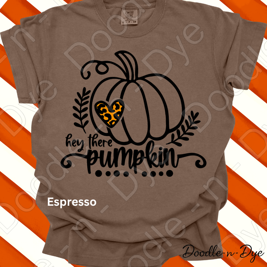 Hey There Pumpkin Shirt, Cute Fall Pumpkin Tee, Comfort Colors Autumn Shirt, Farmhouse Fall Tee, Cozy Pumpkin Graphic Tee