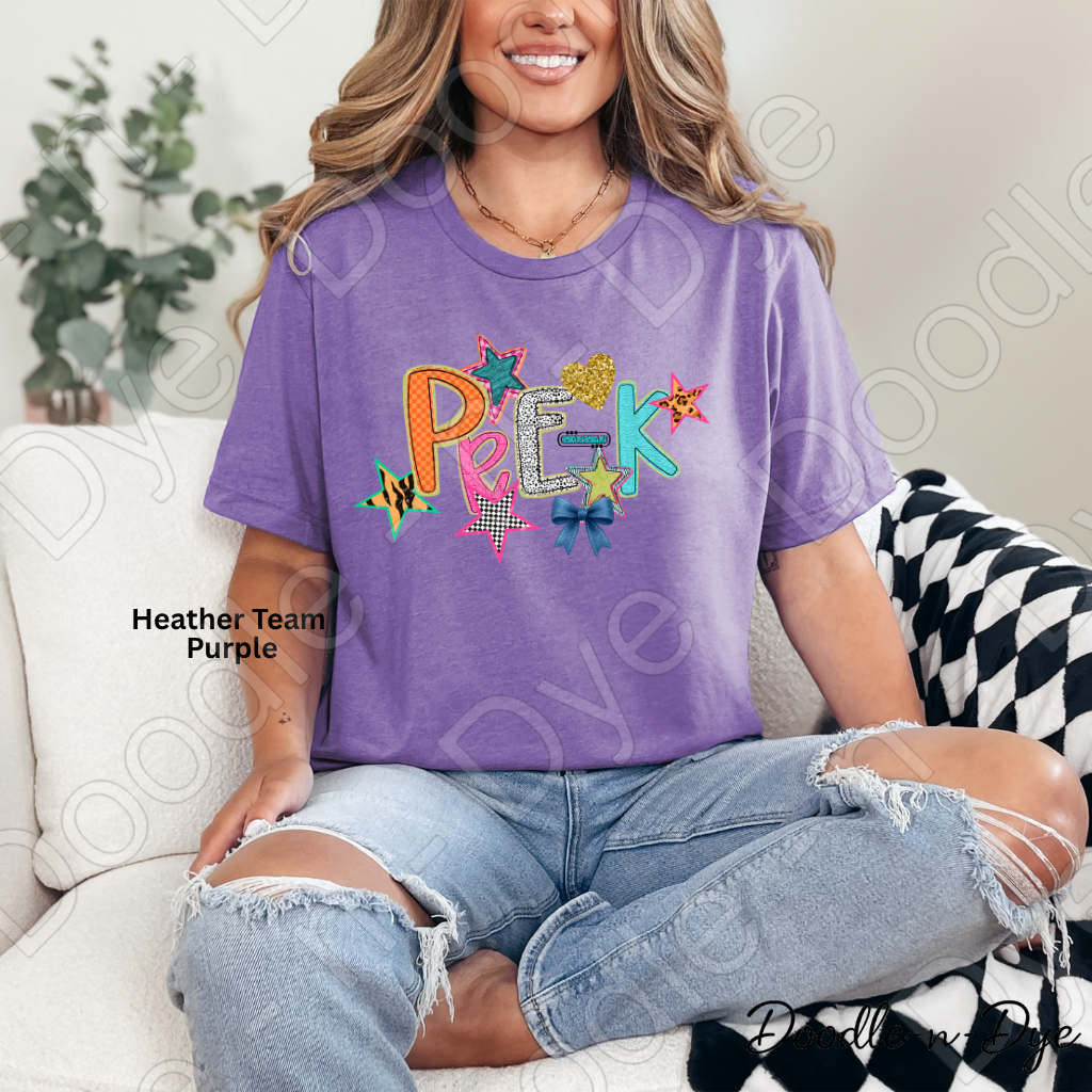 Pre-K Teacher Shirt, Pre-K Teacher Tee, Preschool Teacher Shirt, Bella Canvas Teacher Tee, Back to School Teacher Shirt, Early Childhood Educator Gift