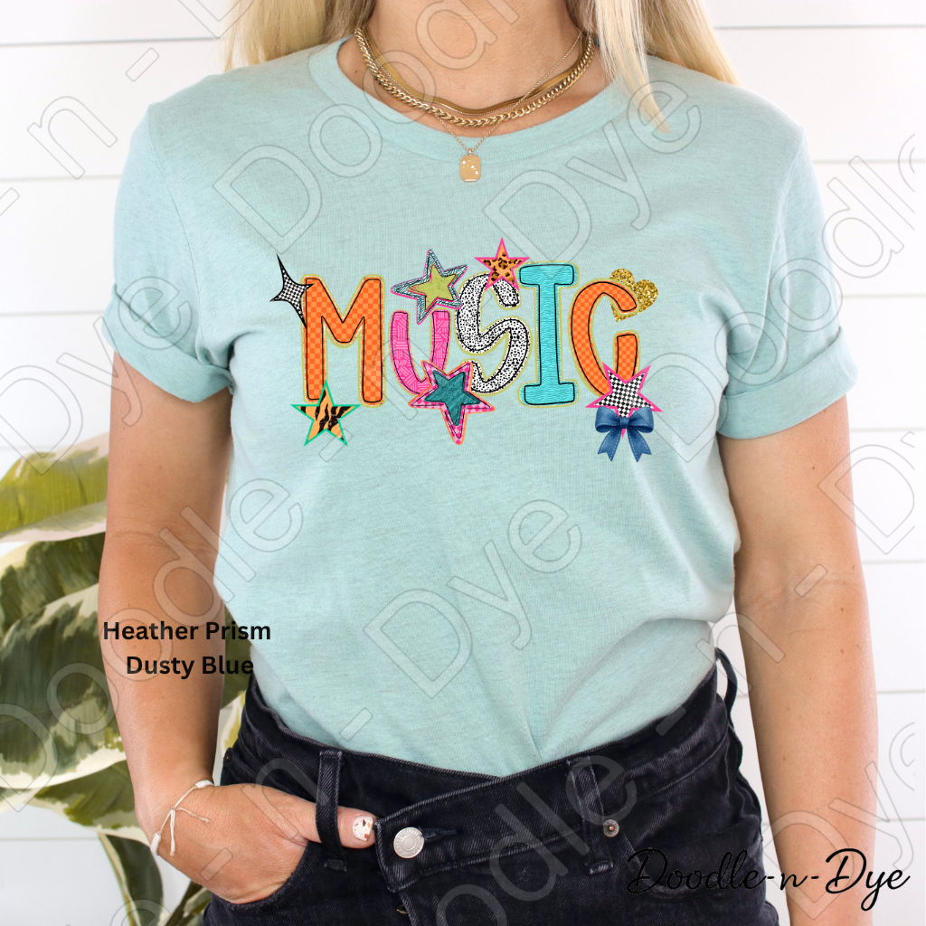 Music Teacher Shirt, Bella Canvas Music Teacher Tee, Music Educator Shirt, Choir Teacher Gift, Band Teacher Tee, Back to School Music Teacher