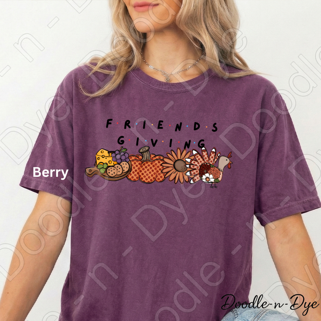 Friends Giving Shirt | Original Friendsgiving Comfort Colors Tee | Thanksgiving Friends Shirt | Fall Gathering Graphic Tee | Comfort Colors 1717