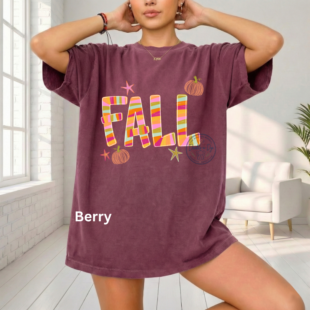 Fall Shirt | Comfort Colors® 1717 Autumn T-Shirt | Colorful Fall Graphic Tee | Cute Pumpkin Shirt | Boutique Fall Shirt for Women