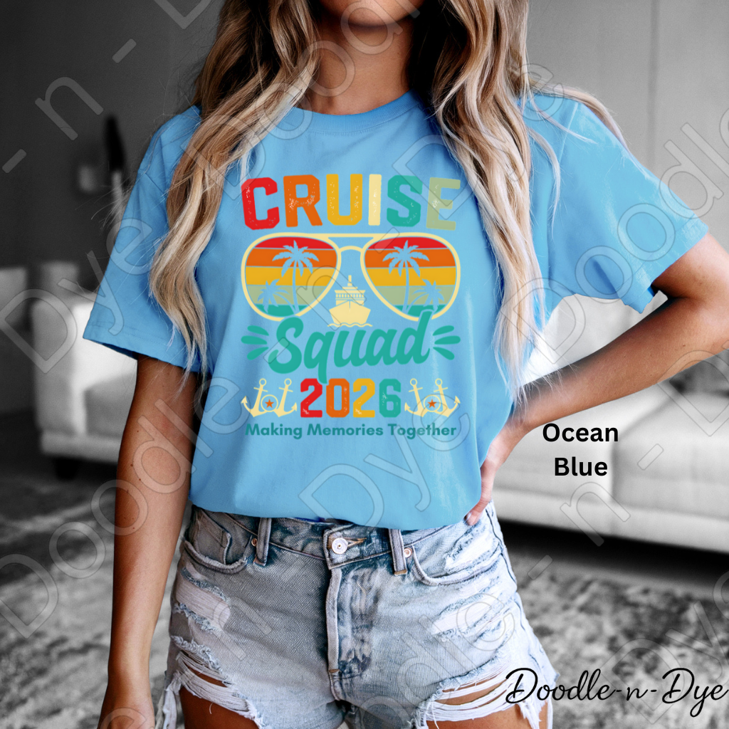 Cruise Squad 2026 Shirt – Vacation Group Trip Bella Canvas Tee - Girls Trip - Family Vacation T-Shirt