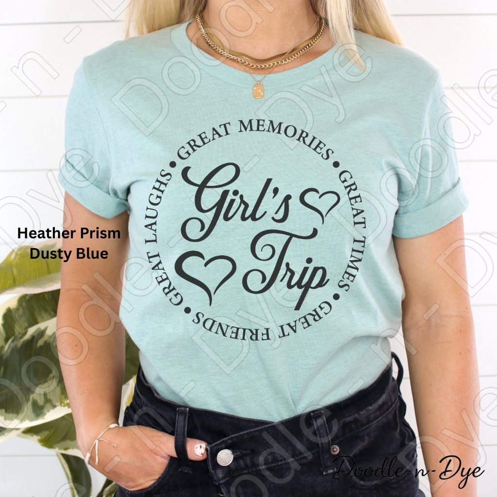 Girls Trip Shirt – Great Memories Comfort Colors Travel Tee - Besties Trip T-Shirt