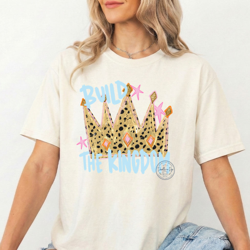 Build the Kingdom Shirt | Comfort Colors® Christian Faith Tee | Faith-Based Tee