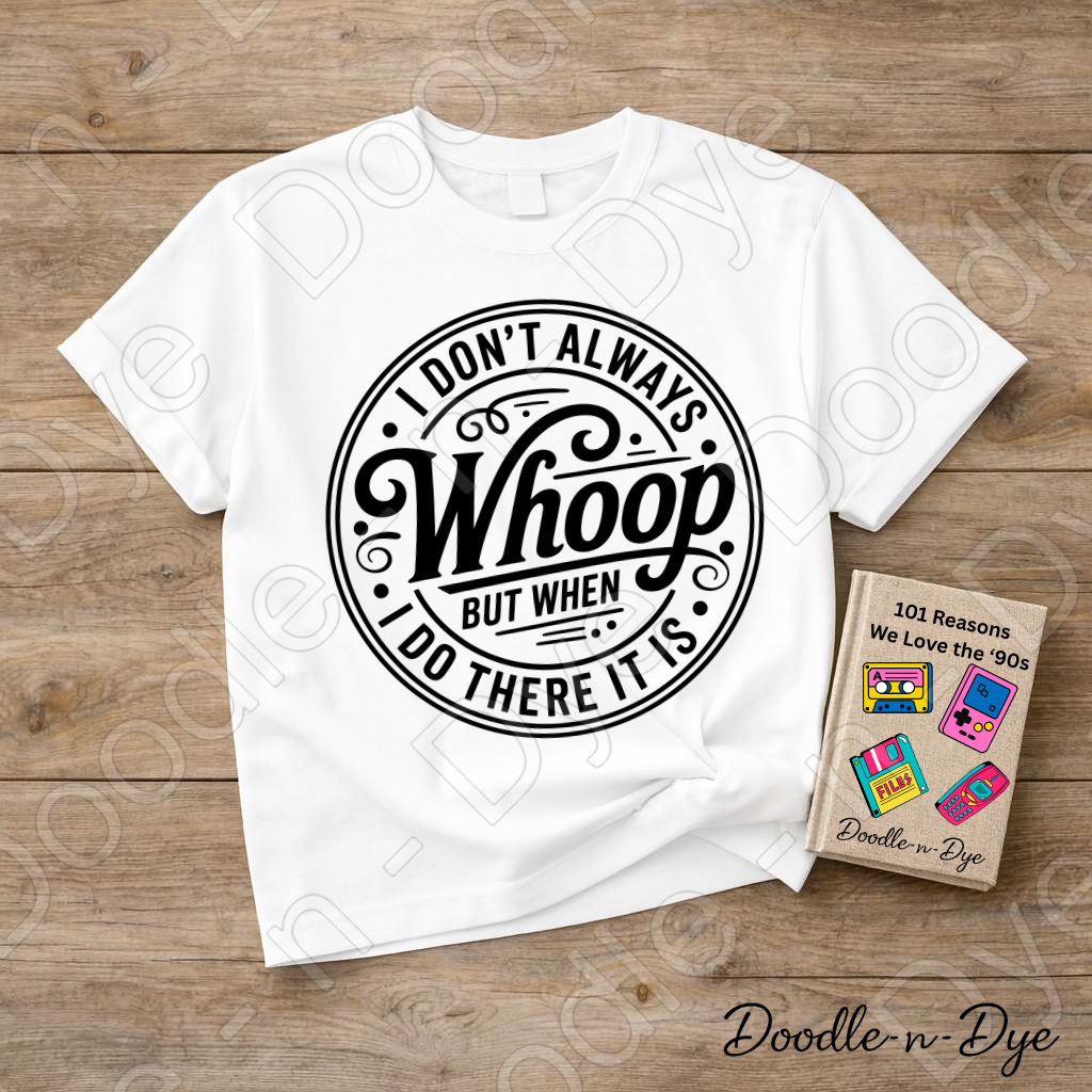 Funny Whoop There it is Tee – Retro ’90s Humor Bella & Canvas Shirt, Dad Joke Pun T-Shirt